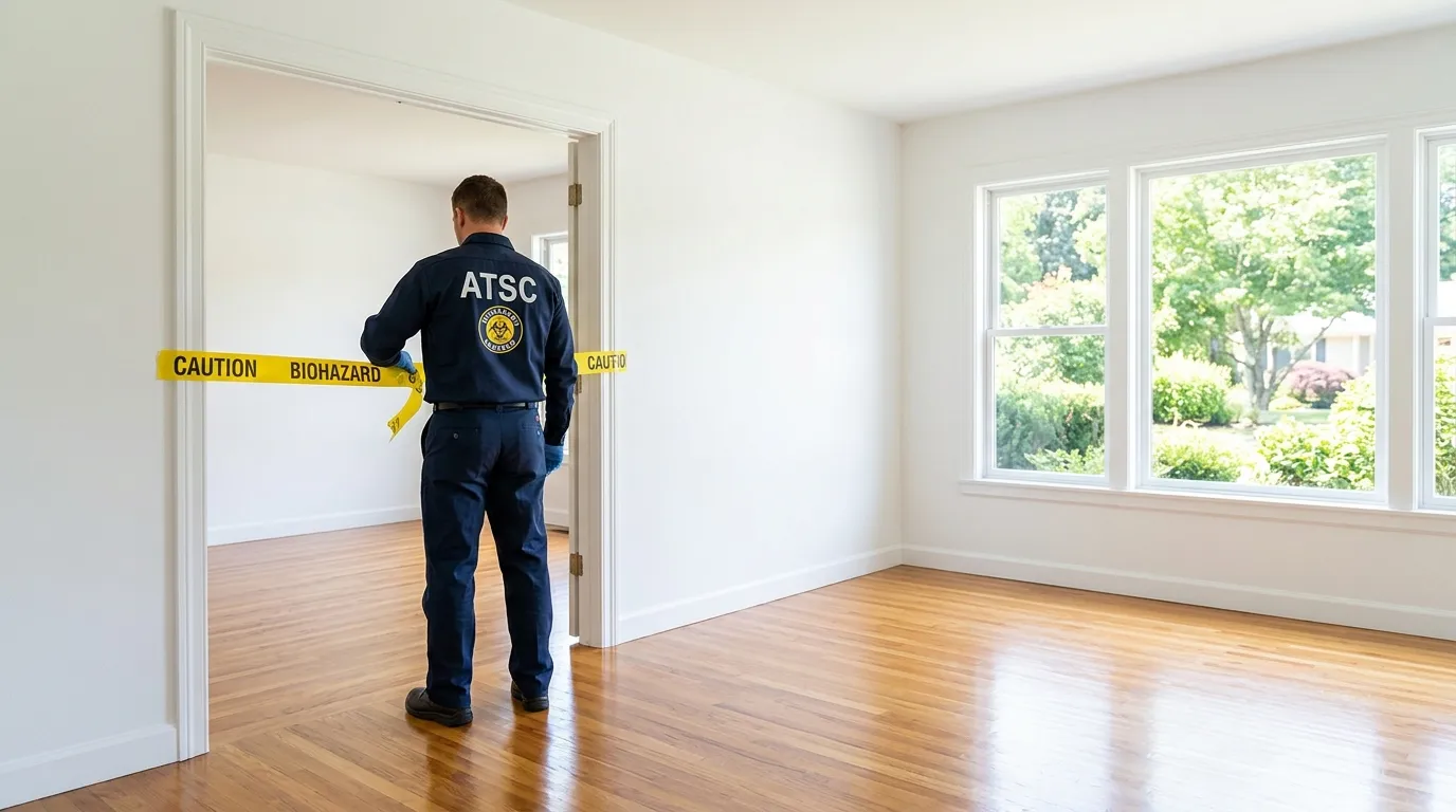 Certified biohazard cleanup crew performing Crime Scene Cleanup in Lake Butler